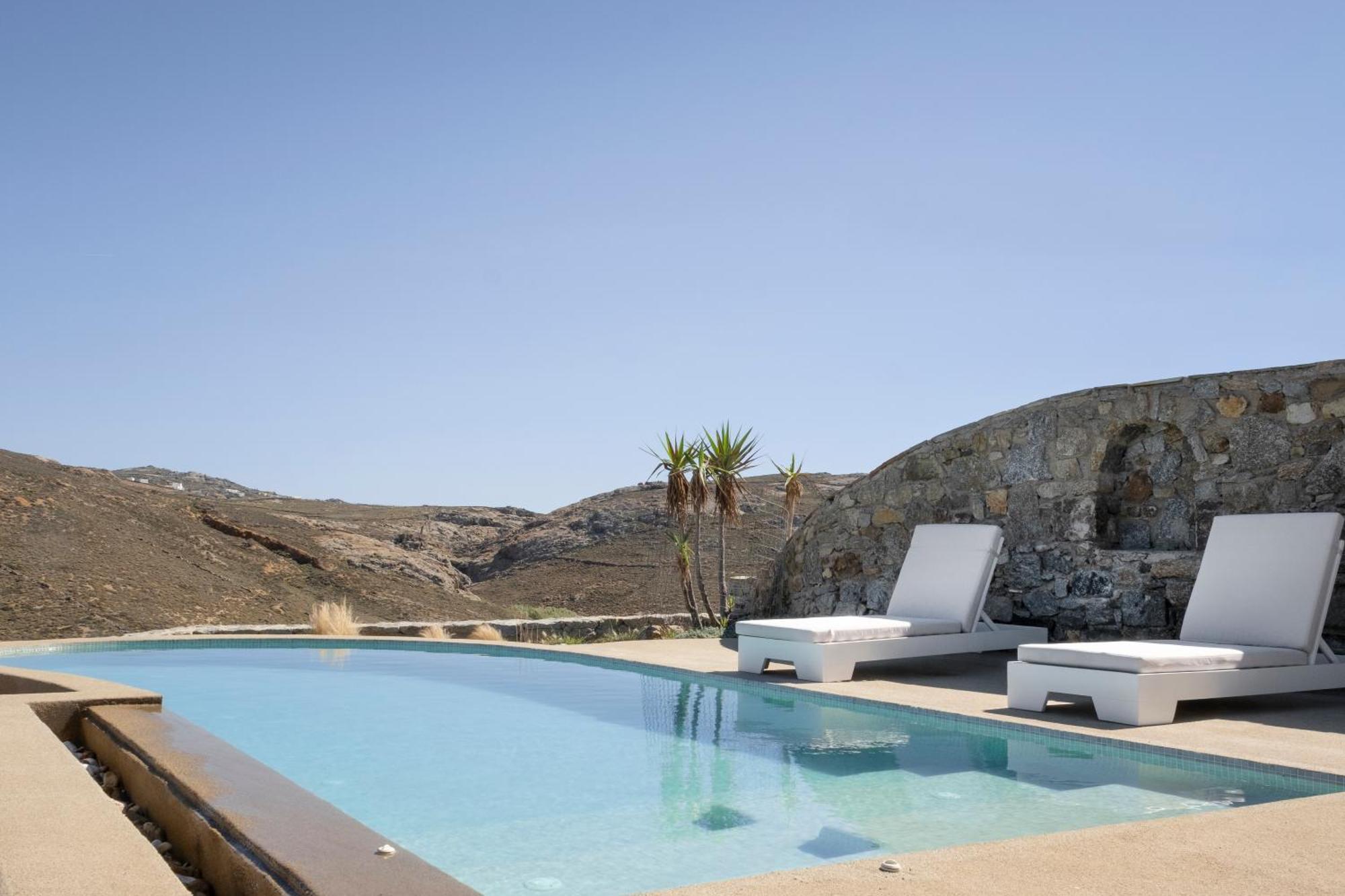 Mykonos Residence Villas & Suites Merchia Beach 外观 照片