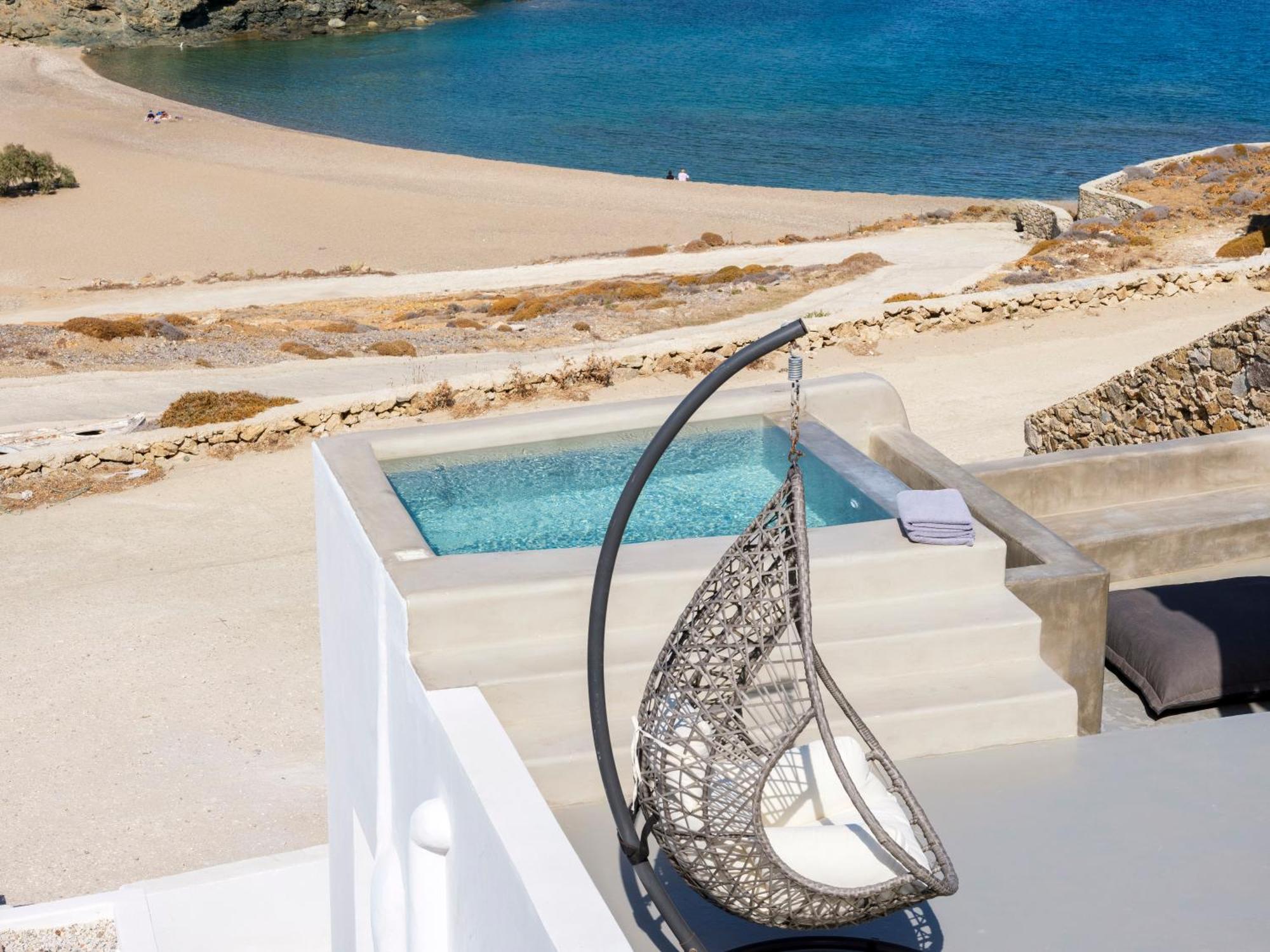 Mykonos Residence Villas & Suites Merchia Beach 外观 照片