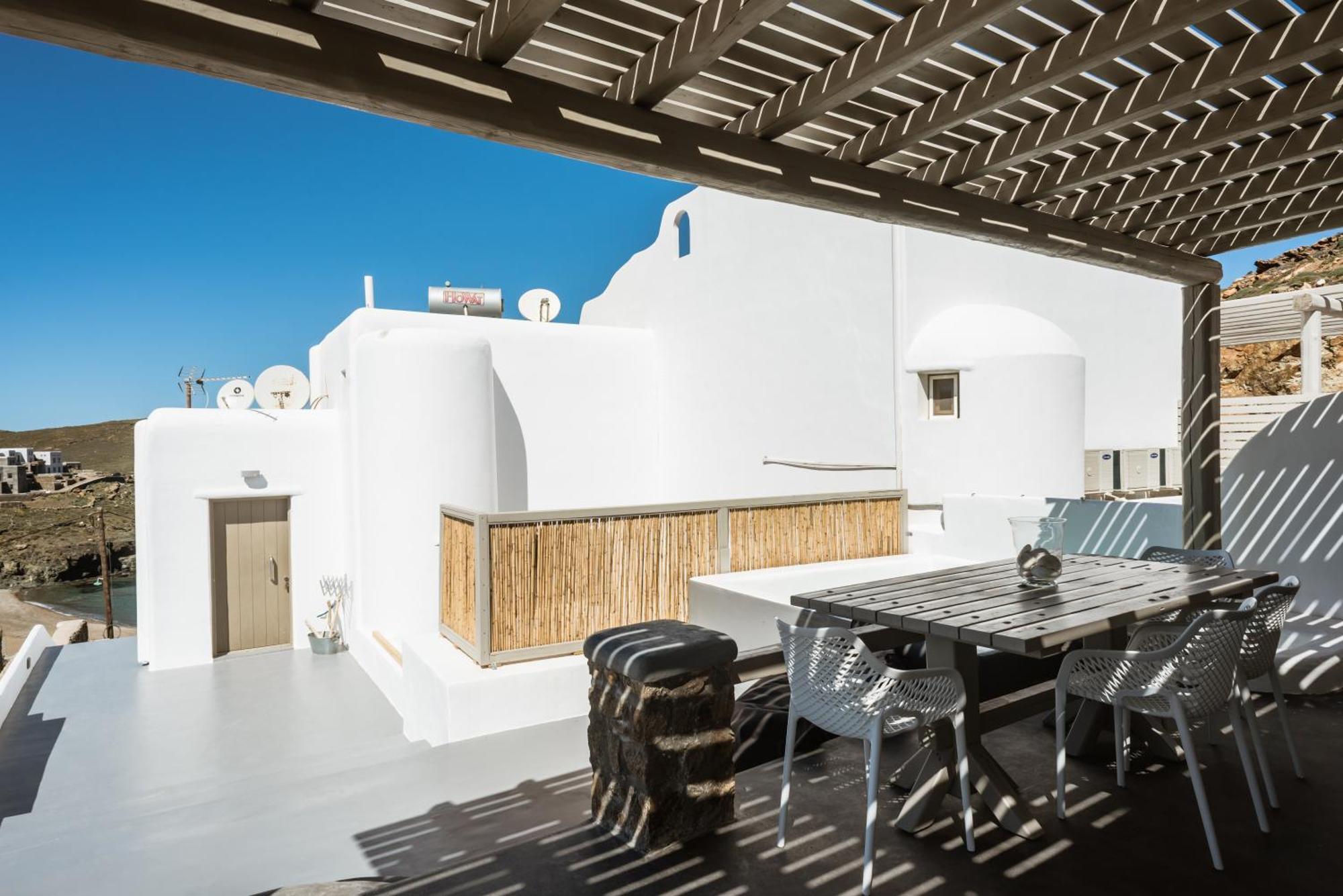 Mykonos Residence Villas & Suites Merchia Beach 外观 照片