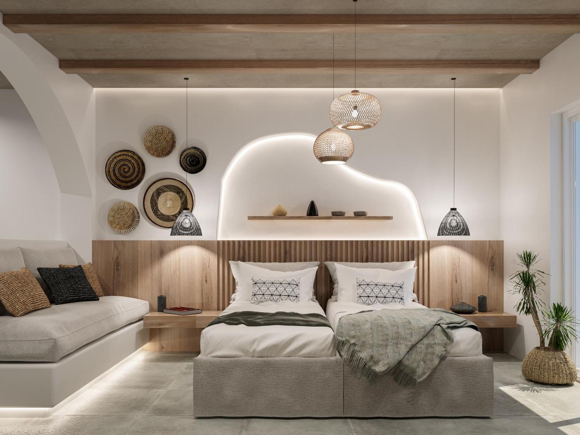 Mykonos Residence Villas & Suites Merchia Beach 外观 照片