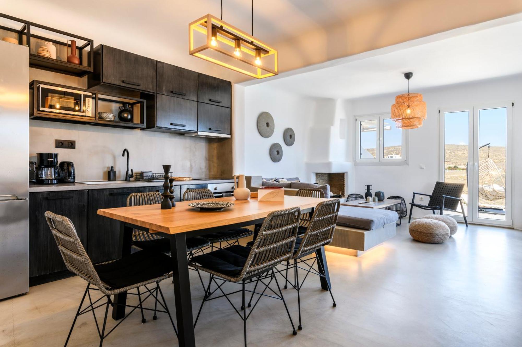 Mykonos Residence Villas & Suites Merchia Beach 外观 照片