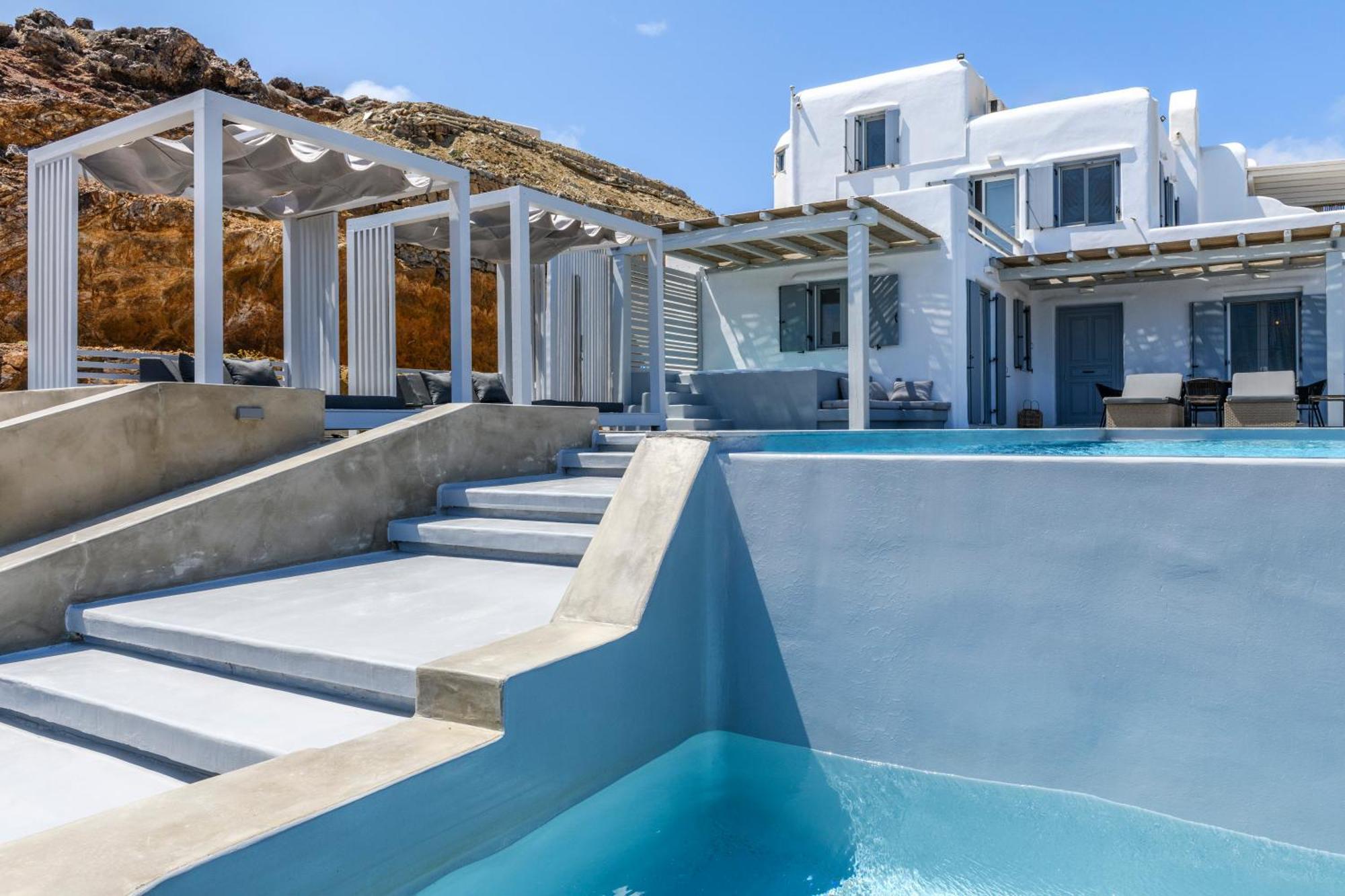 Mykonos Residence Villas & Suites Merchia Beach 外观 照片