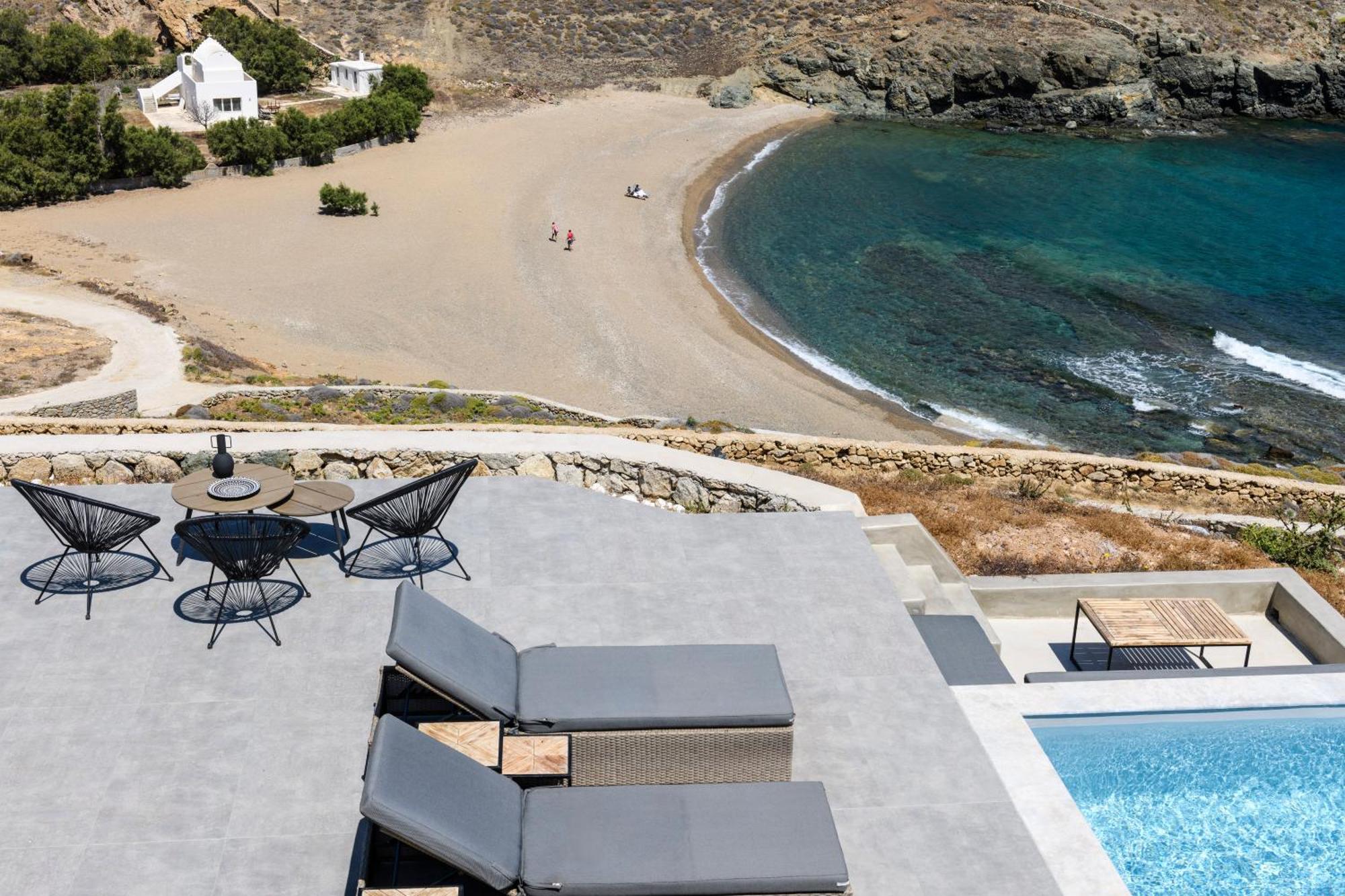 Mykonos Residence Villas & Suites Merchia Beach 外观 照片