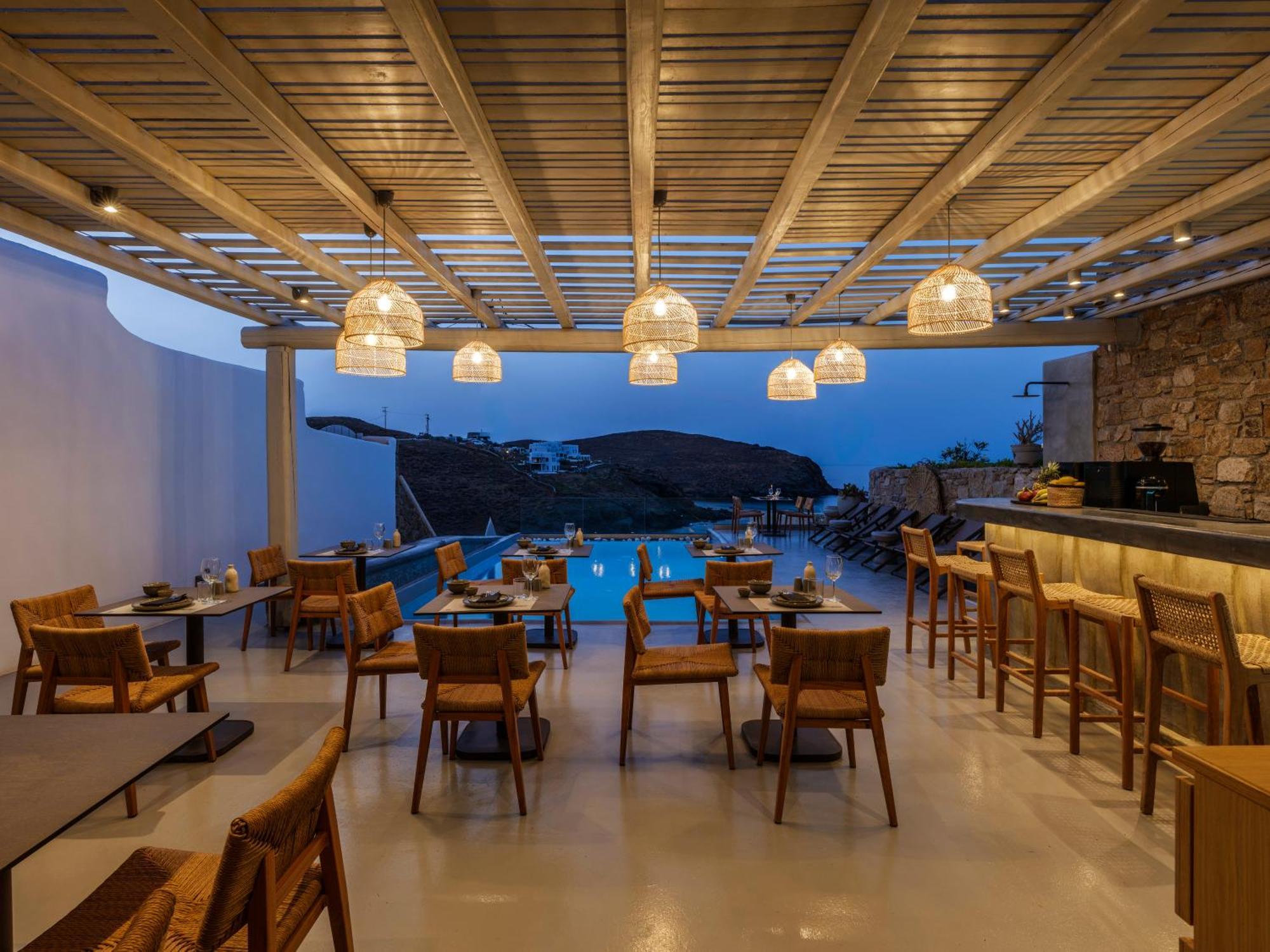 Mykonos Residence Villas & Suites Merchia Beach 外观 照片