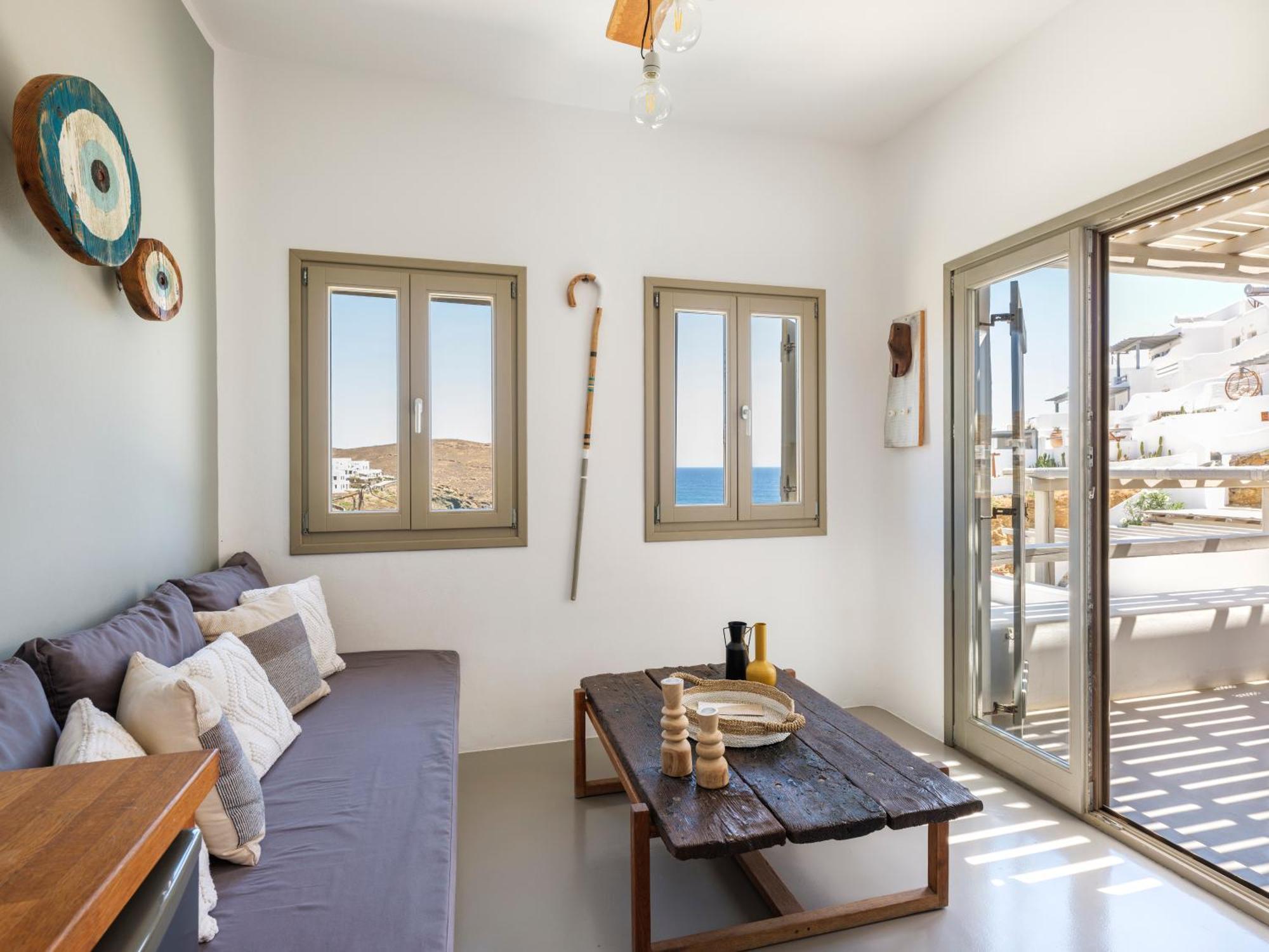 Mykonos Residence Villas & Suites Merchia Beach 外观 照片