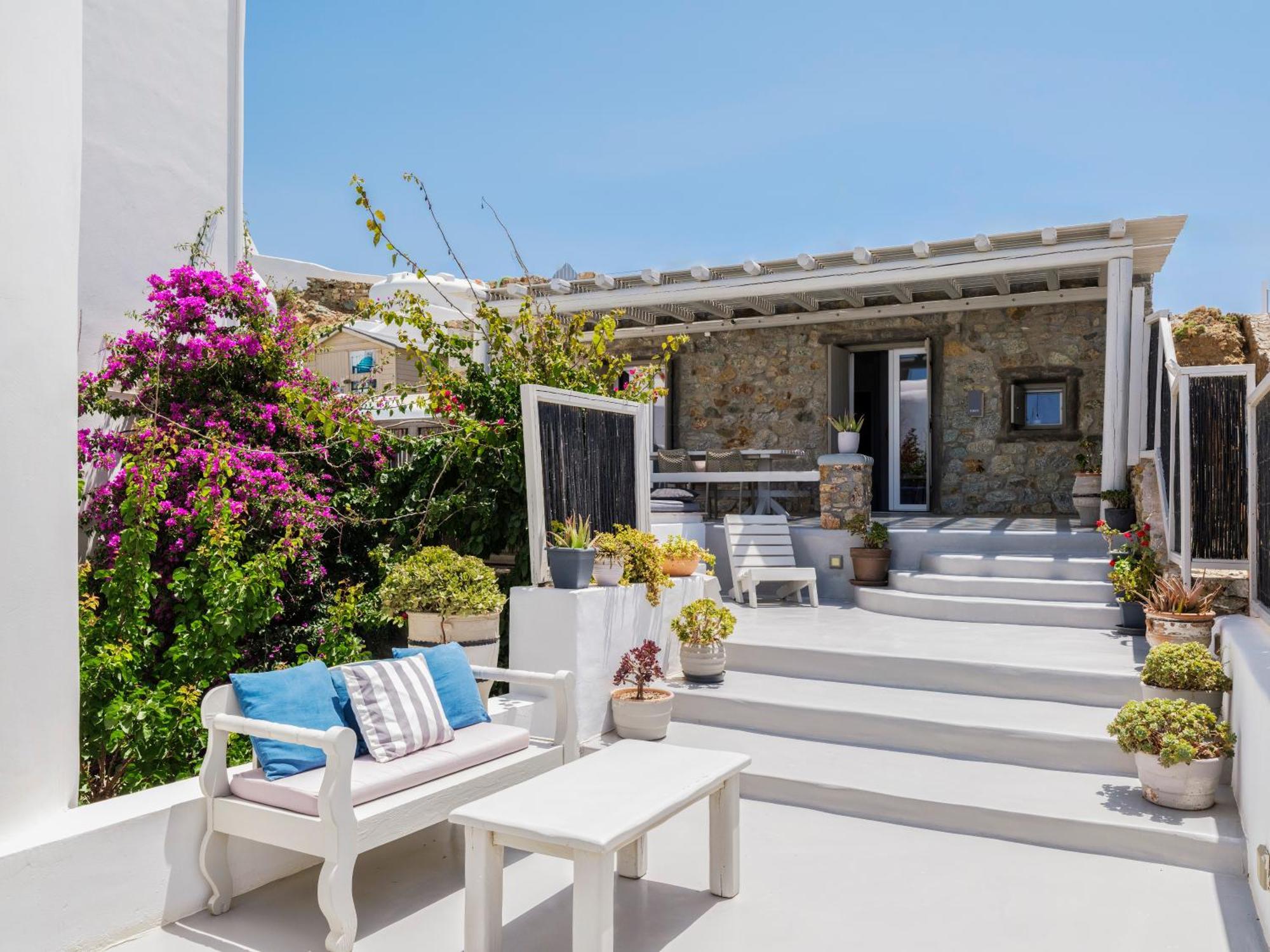 Mykonos Residence Villas & Suites Merchia Beach 外观 照片