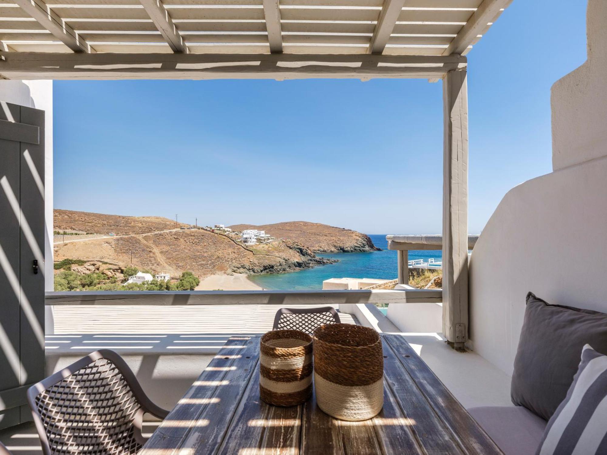Mykonos Residence Villas & Suites Merchia Beach 外观 照片