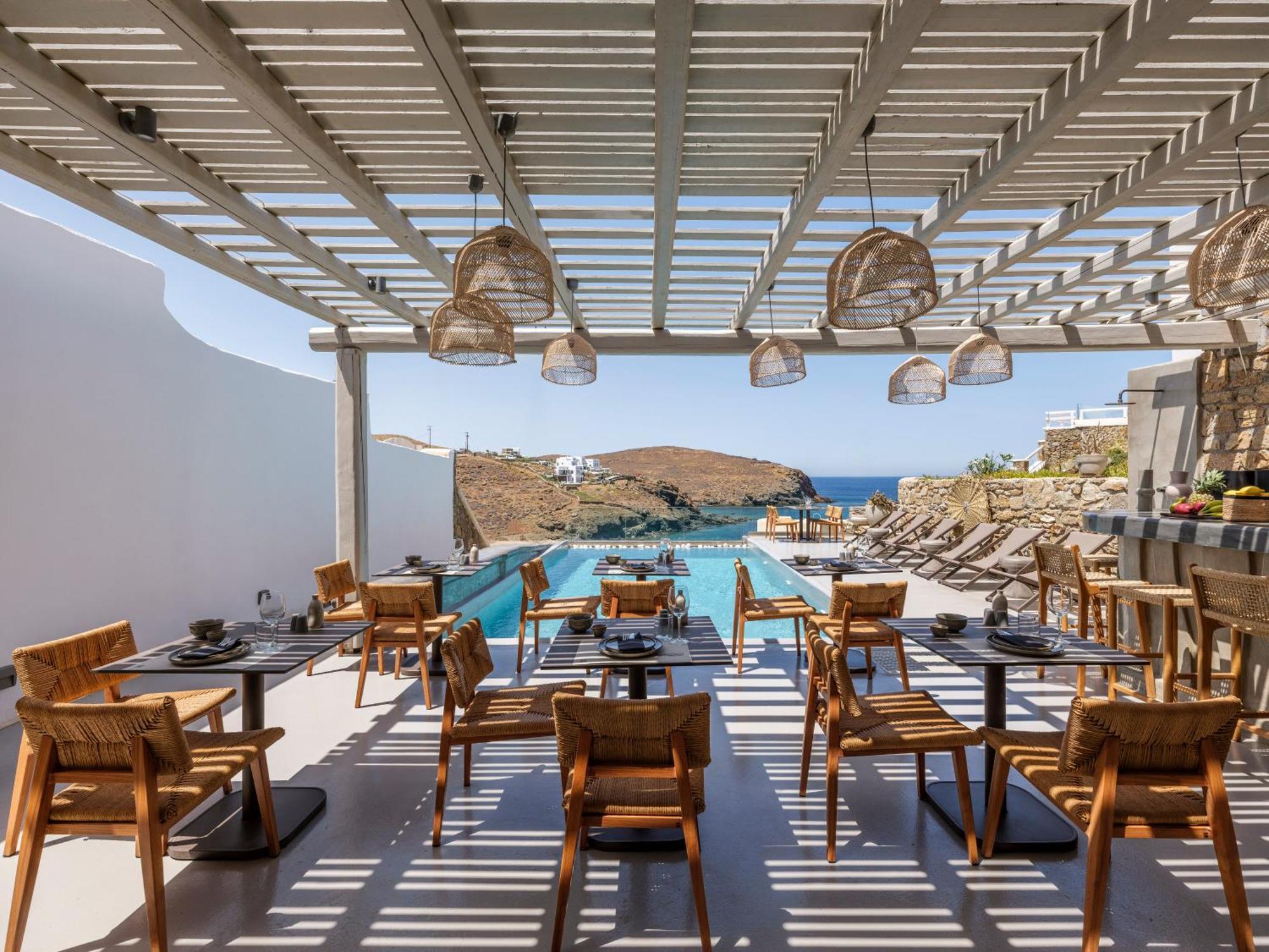 Mykonos Residence Villas & Suites Merchia Beach 外观 照片